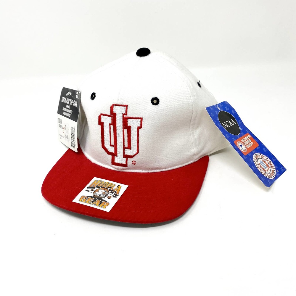 Deadstock Vintage Starter IU Indiana University Snapback Hat - Picture 1 of 7